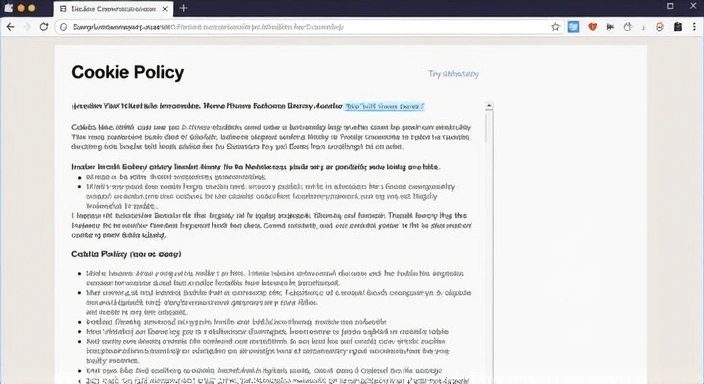 Illustration of browser settings for cookie control