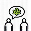 Minimalist icon representing nutrition consultation